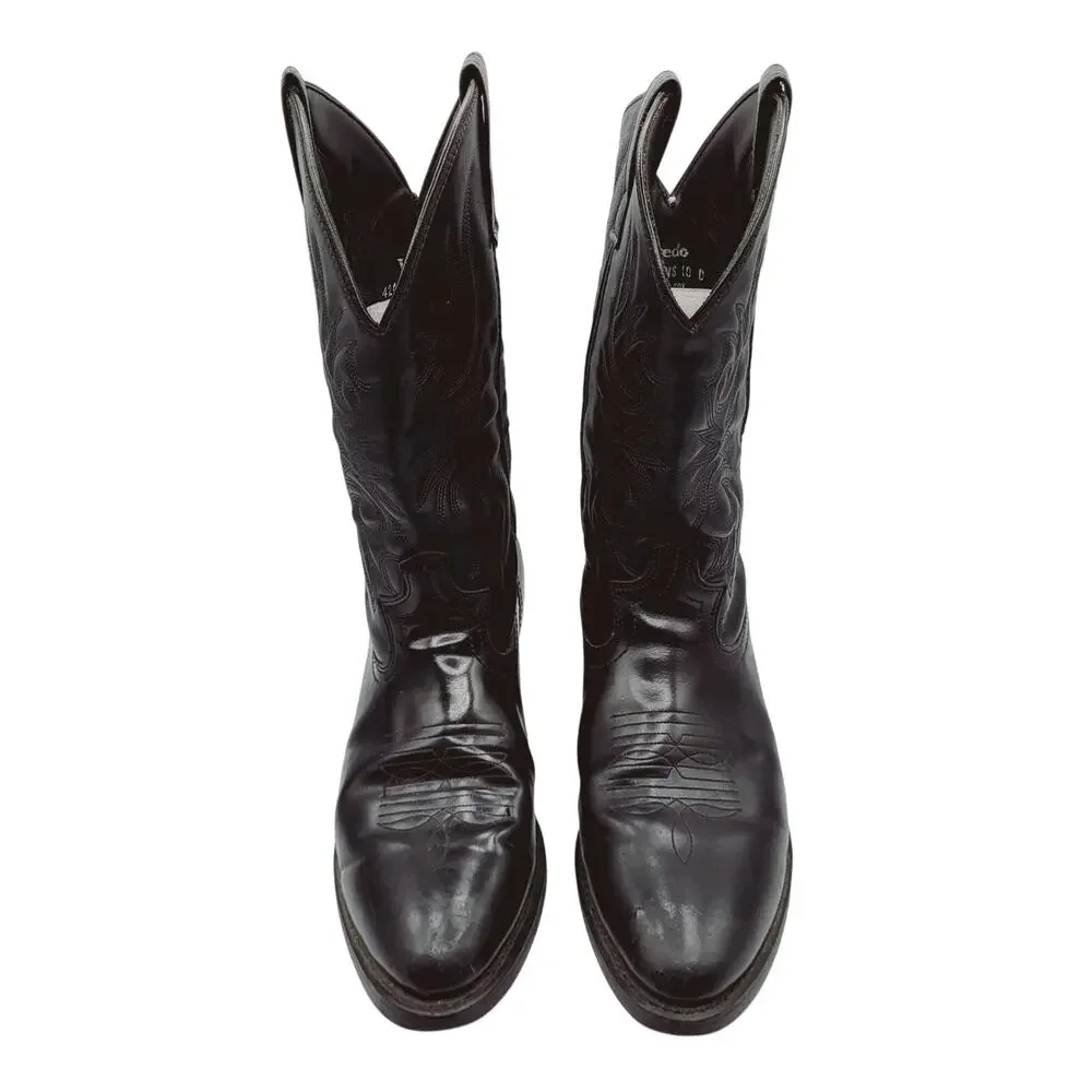 Laredo Dan Post Paris Mens R Toe Western Boots 4240 Size 10D